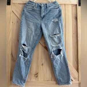 Altar'd State Blue Skinny Distressed Jeans